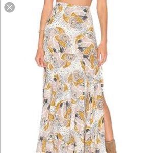 Free people maxi skirt